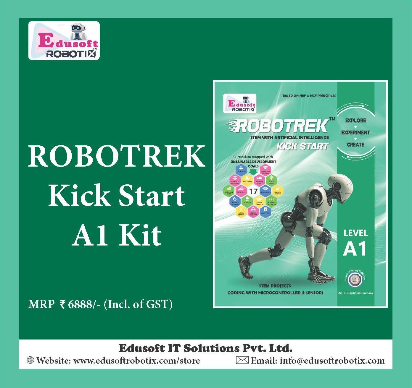 Robo Pitara Kick Start Kit with RoboTrek: Kick Start (A1) - Class 3 and 4 - Image 2