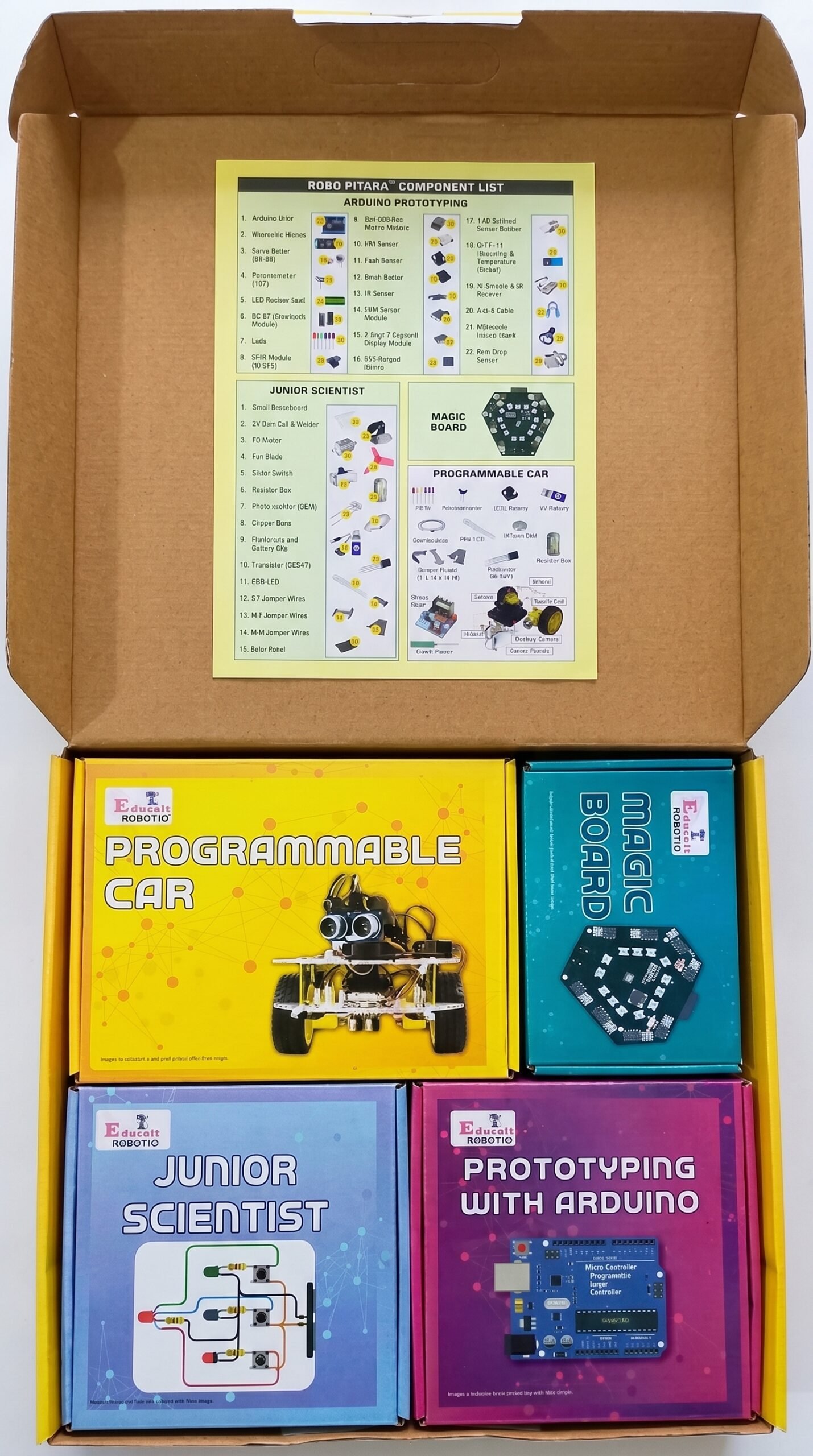 Robo Pitara™ – 4-in-1 DIY Robotics & Electronics Kit - Image 2