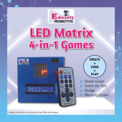 LED Matrix 4-in-1 Games